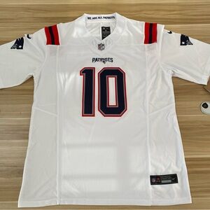 😳Drake Maye White Jersey Stitched🥳